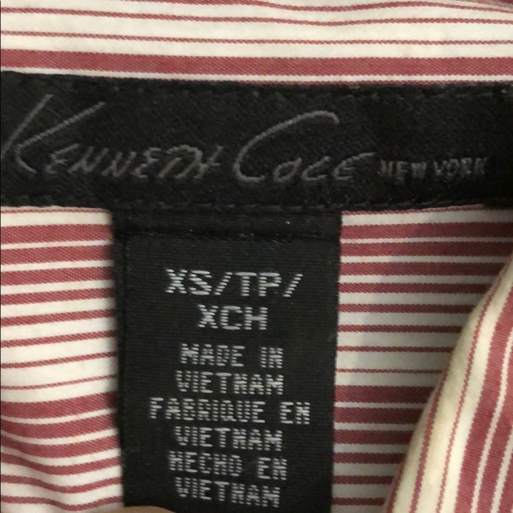 Kenneth Cole button down extra small - Picture 2 of 2